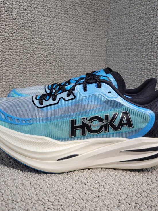 Hoka One One Cielo X1 2.0 Unisex Size W12.5 M11.5 Blue Running Shoes 1162053 main image 10